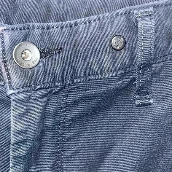 Rag & Bone | Fit 1 Skinny Slim Pant with Rough Hem - Navy / Sz 29R - Picture 7 of 15